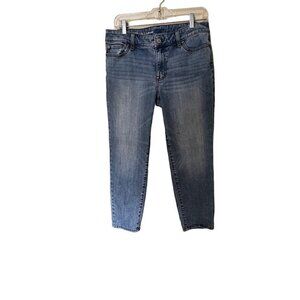 Talbots Flawless Girlfriend Jeans 8P  Petite Medium Wash Denim
